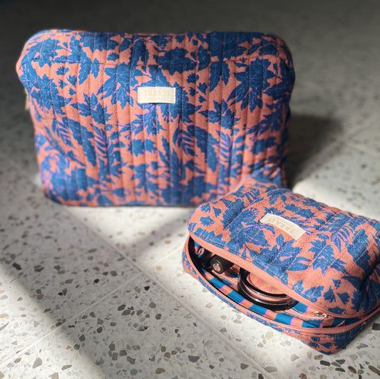 Treats Ida Marie Toiletbags Blue Floral