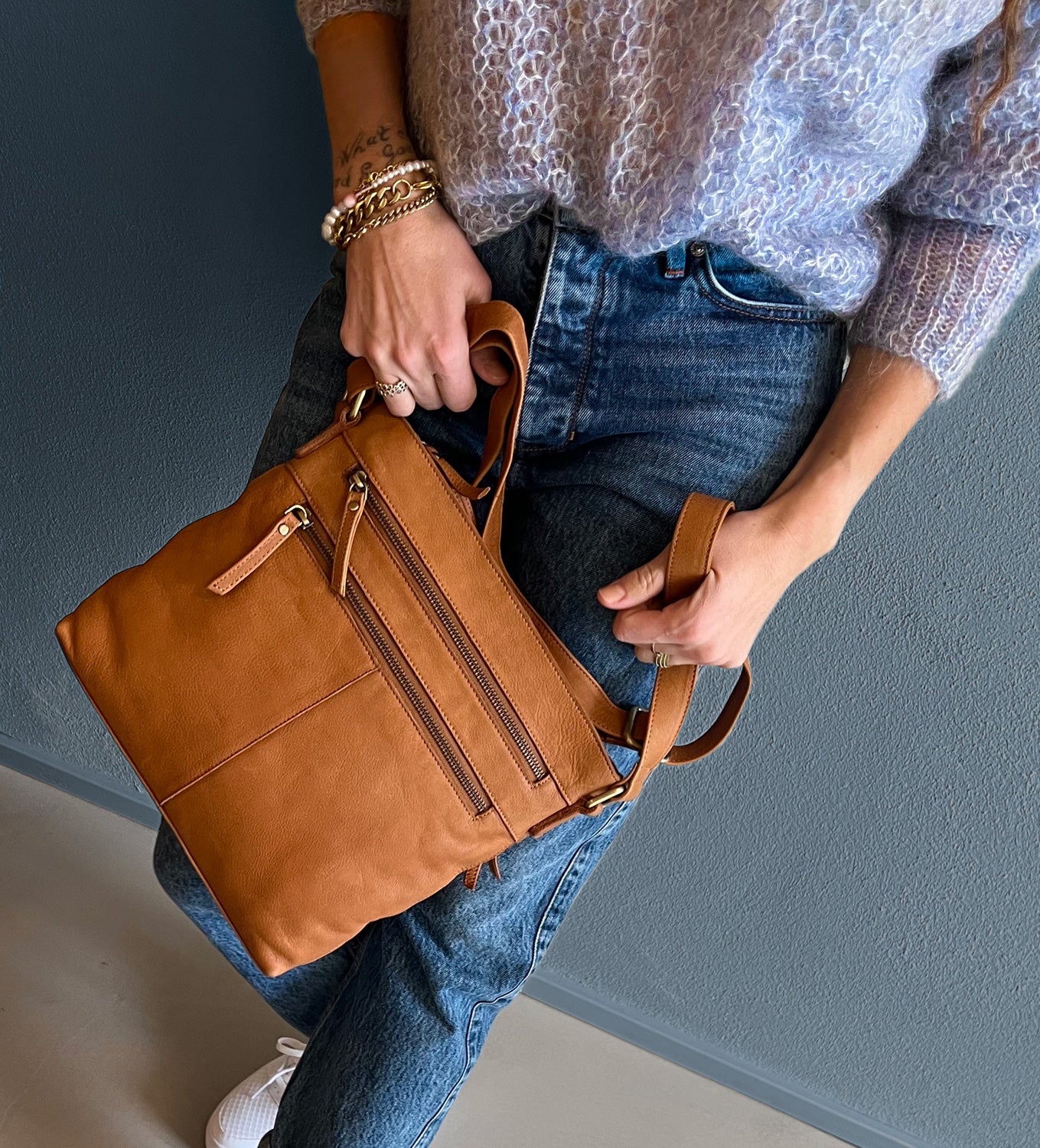 Treats Tess Bags Cognac